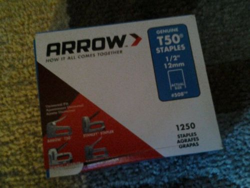 Arrow T50 Staples 1/2&#034;