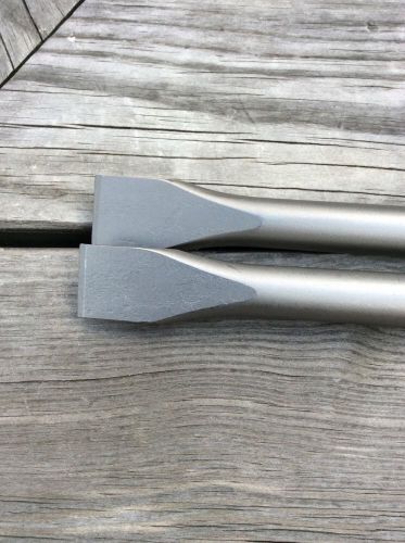 2pcs Driltec AG-240-205 SDS-MAX Flat Chisel 3/4&#034; Free Priority Mail