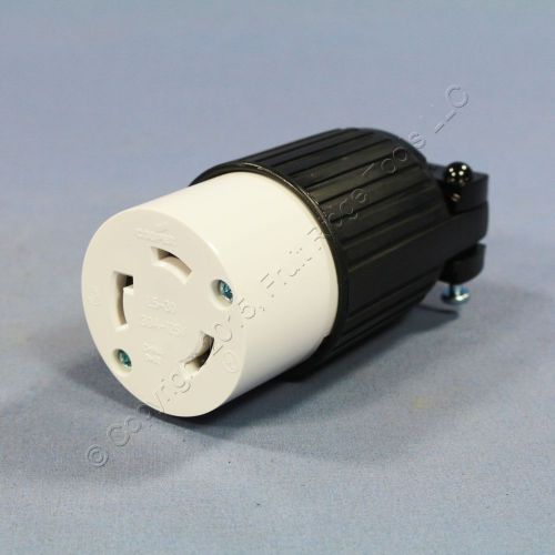 New cooper commercial twist turn locking connector nema l5-30r 30a 125v l530c for sale