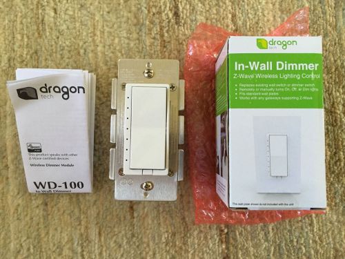 NEW!! Dragon Tech WD-100 - Z-Wave Plus Dimmer Switch Zwave