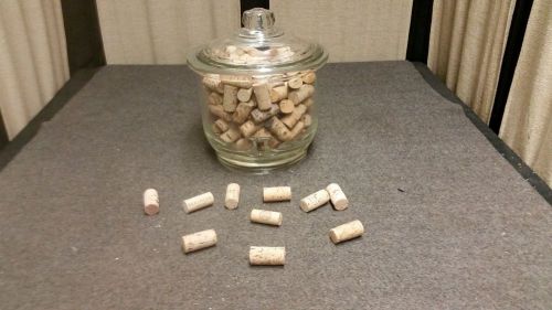 Jar of wine corks for bar decor