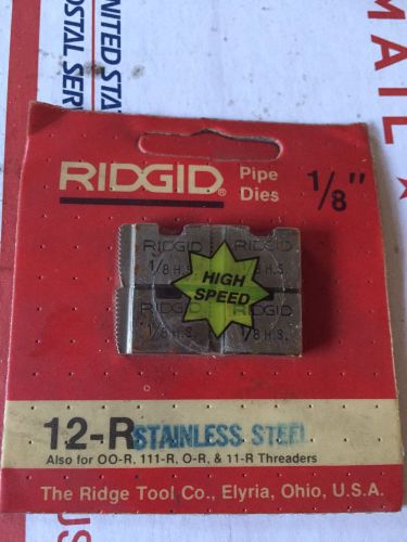 RIDGID 12R-DC73 4 PACK 1/8&#034; 12-R HIGH SPEED PIPE DIE