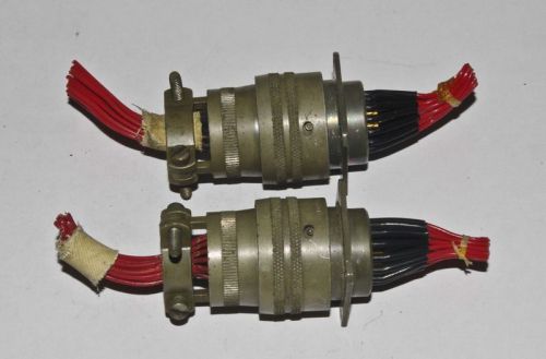 TWO mating pair Mil Spec 23-Pin Connectors