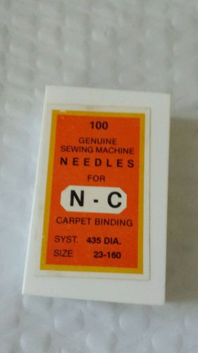 NC Carpet Binding 100 Genuine Sewing Machine Needles 435 Diameter 23-160 Size