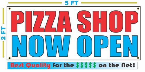 PIZZA SHOP NOW OPEN Banner Sign NEW Larger Size Best Quality for The $$$