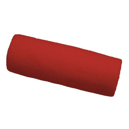 Sensi-Wrap Self-Adherent Bandage Latex Free 6&#034; x 5 yds Red (2 Rolls) # 3219