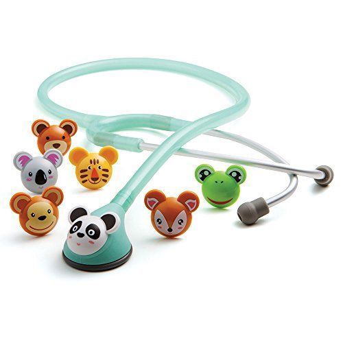 Pediatric Animal Stethoscope Kit Nurse Scope 7 Type For Kid Study Adscope Adimal