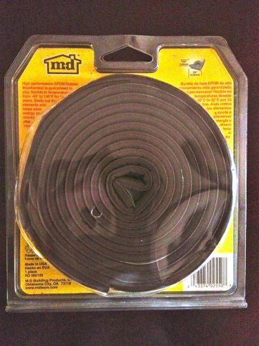 MD Building Products EPMD Rubber Weatherseal 7/32&#034; x 3/8&#034; x 17&#039; Brown Tape 02550
