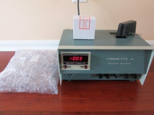 Precision Systems Inc. OSMETTE 5002 Osmometer  Sample Tubes Reference Solution
