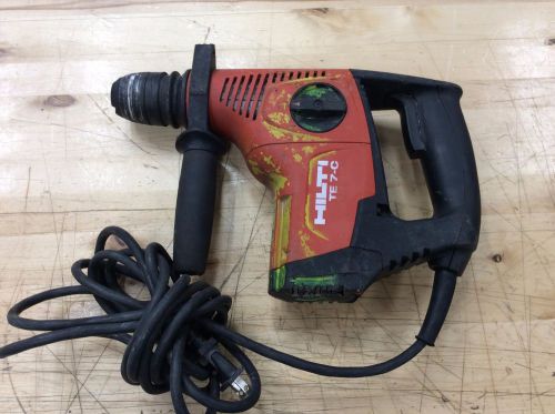 Hilti TE 7-C Rotary Hammer Chisel Drill Combo Used 120V