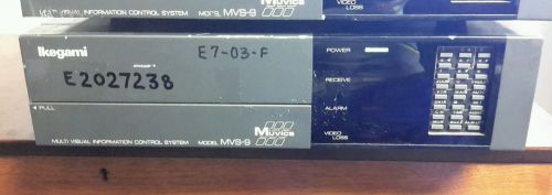 IKEGAMI MUVICS MVS-9 643425-B MULTI VISUAL INFORMATION CONTROL SYSTEM $249