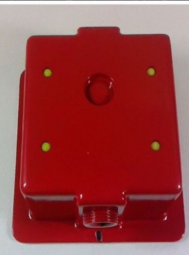 EST FIRE ALARM WEATHERPROOF BACKBOXES  RED 757A-WB New In Box