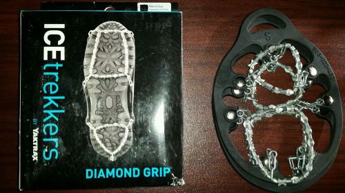 2 sets. Ice trekkers Dimond grip  traction device. Size small  Free Shipping.