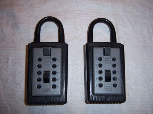 (2) ge supra push button realtor/homeowner hide a key ~ lock box for sale