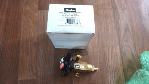 Parker head pressure control valve lac-5-180, 1/2 x 1/2 odf  *new old stock* for sale