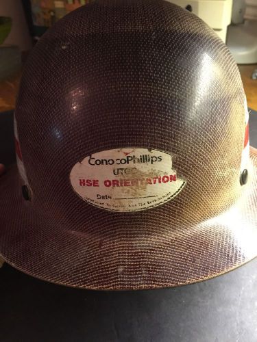 Vintage msa hard hat skull guard conocophillips petroleum plant for sale