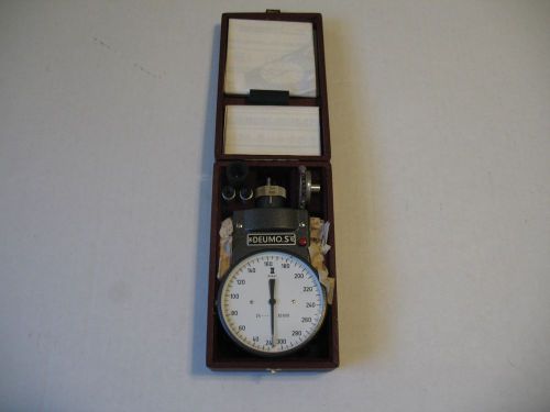 Deum0 &#034;s&#034; tachometer in nice case, instructions for sale