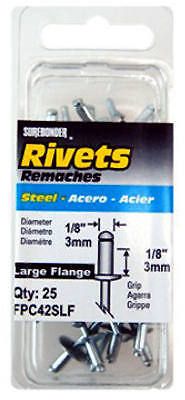 Fpc corporation 25-pack steel short-large snowmobile rivets for sale