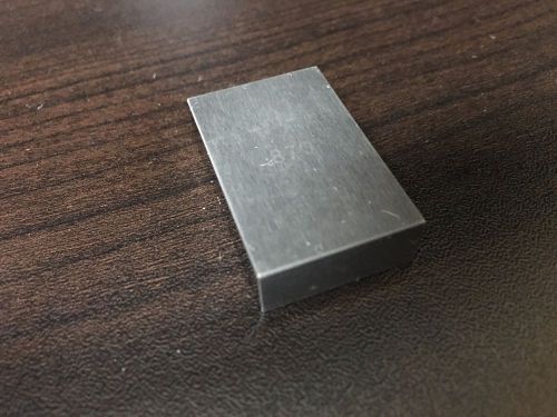Tungsten Carbide Rect. Gage block .870&#034;