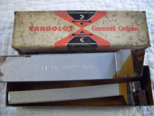 2 carbaloy nos cemented carbides cutting tools fl-55 883  from metal lathe boxed for sale