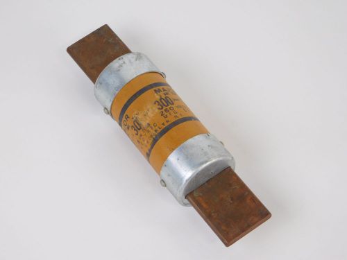 Gem Electric 300 Amp, 250V One-Time Fuse - NEW Surplus!