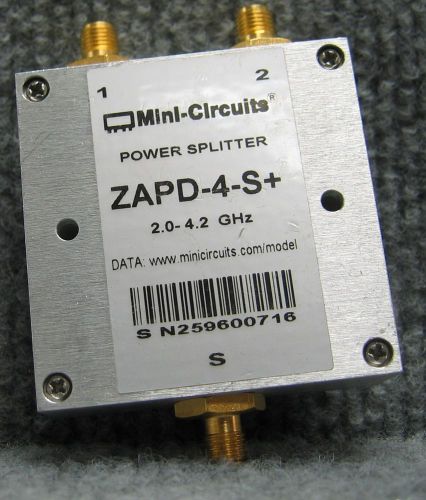 MINI-CIRCUITS ZAPD-4-S+,POWER SPLITTER 2.0-4.2 GHz
