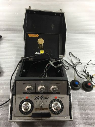 Beltone Model 10d Pure Tone Audiometer calibrated the day it ships