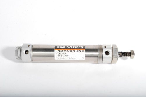 SMC CDM2F32-100A-H7A1L 9.9kgf/cm PSI Cylinder Actuator
