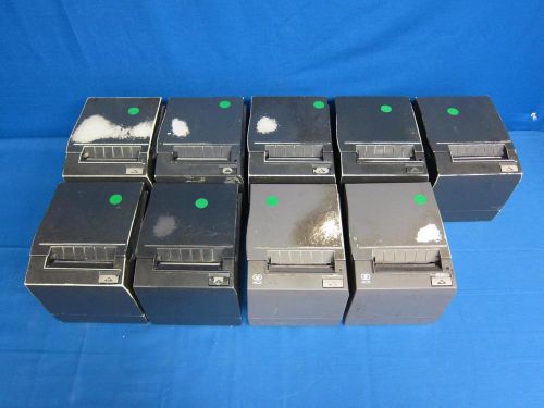 Lot (9) NCR Point of Sale Thermal Printer 7197-2005-9001 &amp; 7197-9005-9001