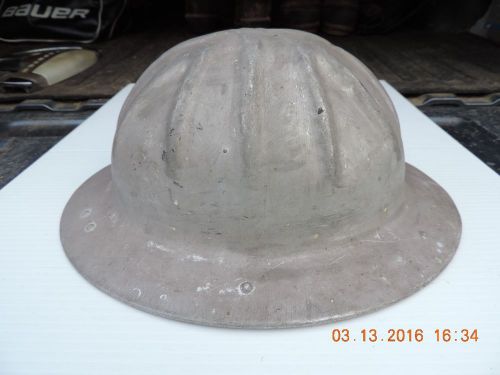 Vintage aluminum hard hat - logging - forestry - mining - bf mcdonald co. for sale
