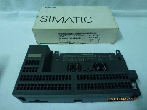 Siemens Simatic 6ES7 193-1CL00-0XA0 Terminal Block E-Stand S-C-KOJ34085 New