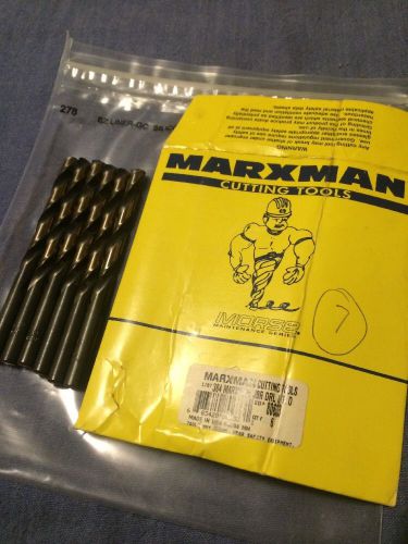 QTY (6) Marxman 384 Marxbore Jobber Drill Ltr O - 80633