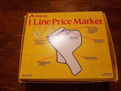 1 Line Price Marker - Used - With Box - And instructions