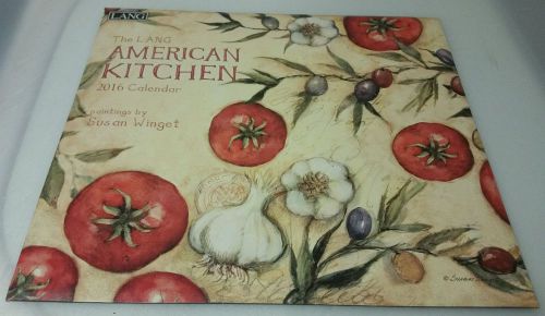 Lang : American Kitchen Wall Calendar 2016 by Lang With Bonus USA Free Shipping