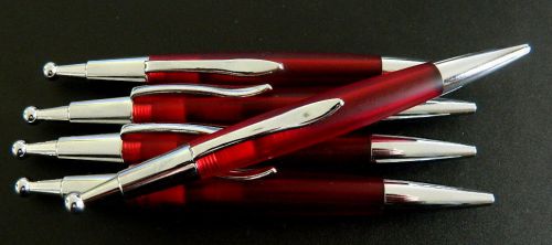 5 new parker style ballpoint pen retractabl black ink siemen has new refill lot
