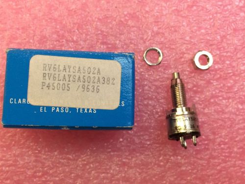 Rv6laysa502a clarostat potentiometers 5k ohm 10% 12.95mm 3 pieces for sale