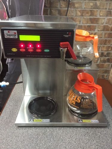 Superior Coffee Alpha 3gt Generation 3 Coffee Brewer With 2 Hot Plates