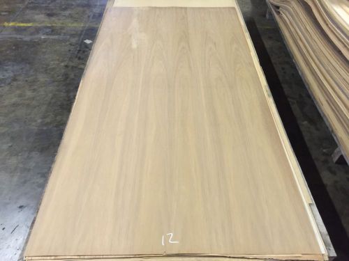 Wood Veneer Walnut 48x98 1 Piece 10Mil Paper Backed &#034;EXOTIC&#034; M500 12
