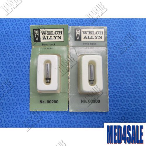 Lot of 2 Welch Allyn 00200 Replacement Bulbs