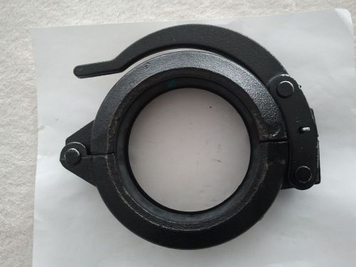 NEW ~ 4” Hinged Lock Flexible Coupling with “E” Gasket for Grooved IPS Pipe