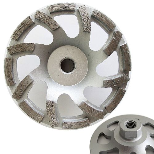 4.5” premium turbo fan cup wheel for concrete 5/8&#034;-11 threads 30/40 grit for sale