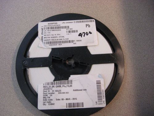 Reel of PCB Components MFG No: RC0306FR-0731K6L Qty on Reel: 4700