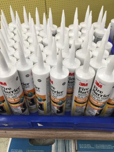 40 Cans Of 3M 1000 NS Fire Barrier Silicone Sealant, 10.1 oz. Gray