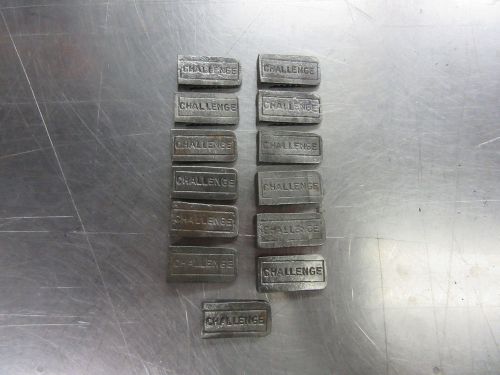 Challenge Letterpress Quoins (Small) Lot of 13