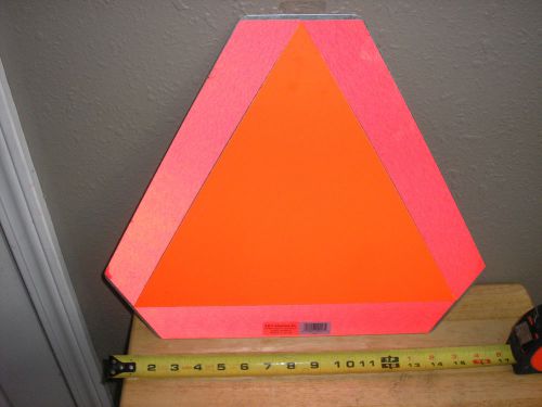 SMV INDUSTRIES Slow Moving Vehicle Metal Sign Safety Triangle