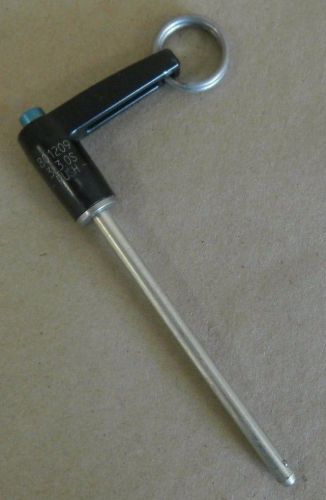 3/16&#034; shank x 3&#034; grip steel jergens ball lock quick release pin , l handle for sale