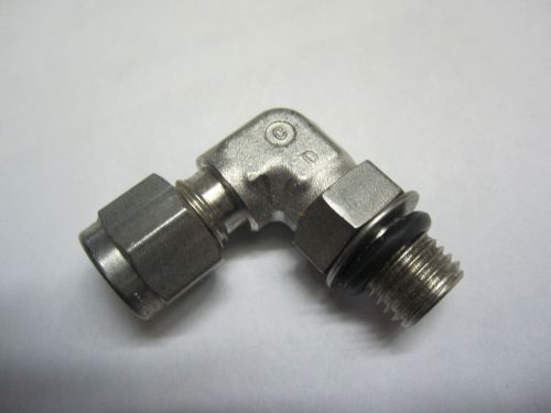 Swagelok 316 stainless steel tube fitting 1/4&#034; tube x 7/16&#034;-20  ss-400-2-4st for sale