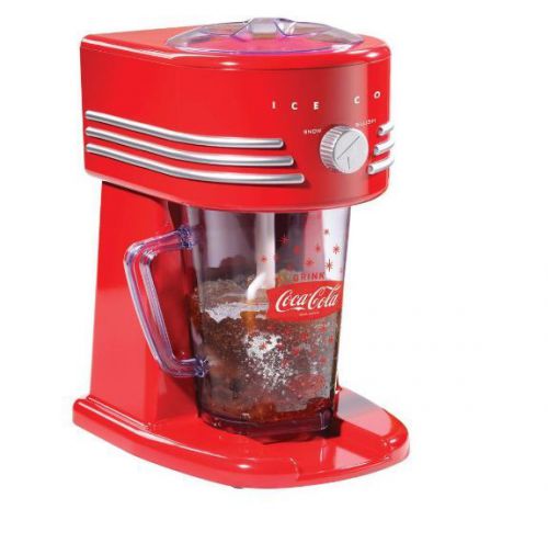 Nostalgia electrics coca-cola series 32 oz. all-in-one frozen drink machine for sale