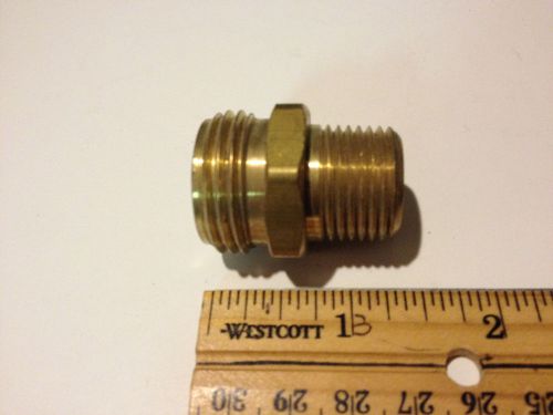 3/4  MNPT to GH Brass ( Garden Hose Thread) Parker Adapter Fitting