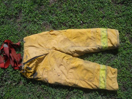 Firefighter Fireman QUEST Brand Turnout Gear Pants 46W x 30L